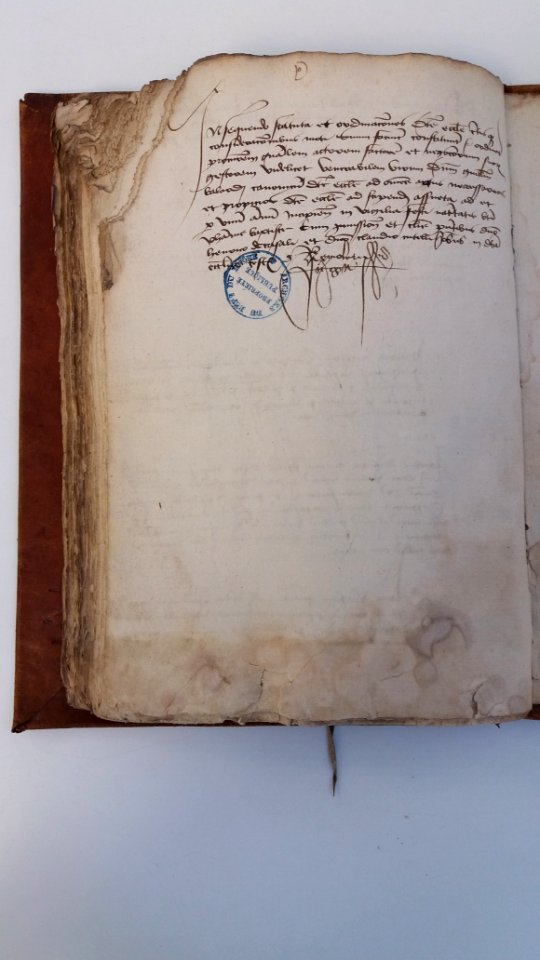 Archives départementales du Rhône - Chapitre Saint-Nizier - Actes capitulaires 15 G 11 - Dernière page