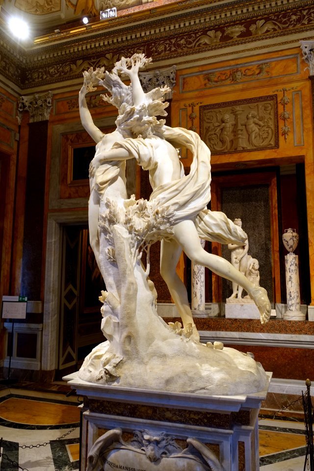 Apollo and Daphne by Bernini - Galleria Borghese - Rome, Italy - DSC04591