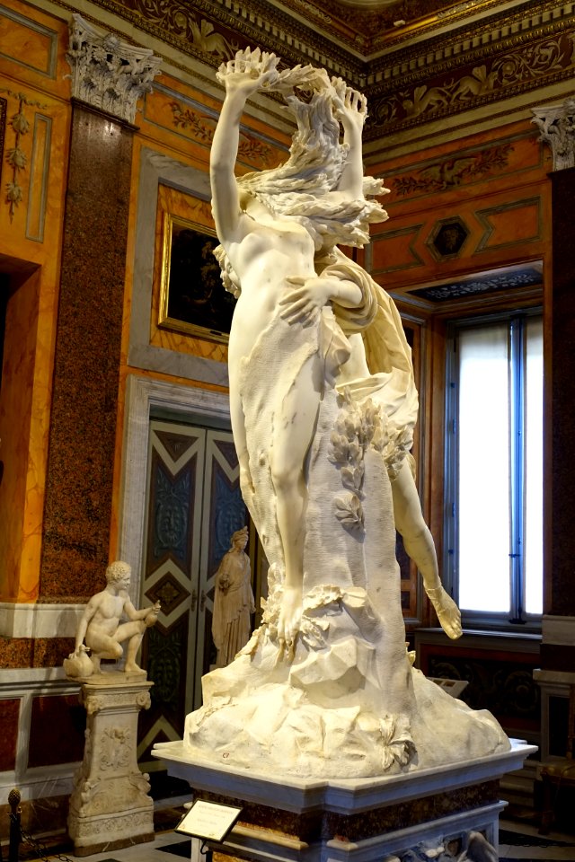 Apollo and Daphne by Bernini - Galleria Borghese - Rome, Italy - DSC04588
