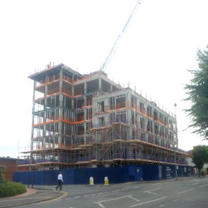 Artisan, 121–125 Davigdor Road, Hove (June 2017, under construction) (2)
