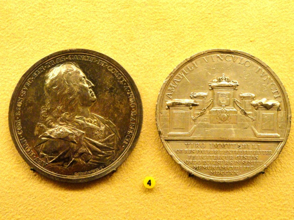 Arvid Horn, Sweden, by J. C. Hedlinger - National Museum of Finland - DSC04097