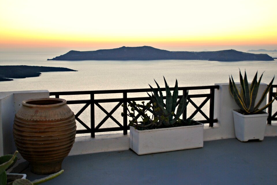 Greece island landscape