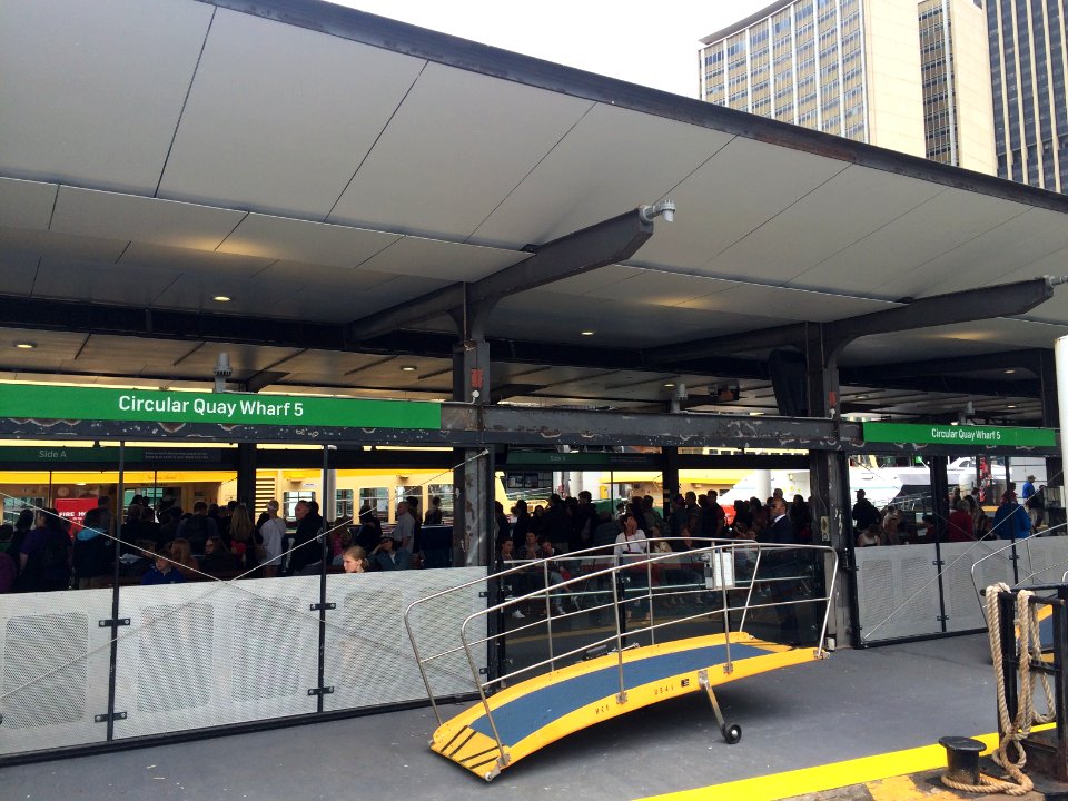 Arrival at Circular Quay Wharf 5