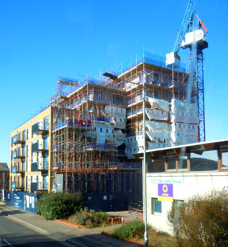 Artisan, 121–125 Davigdor Road, Hove (February 2018, under construction)
