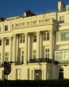 Arundel Lodge, Arundel Terrace, Kemp Town, Brighton (NHLE Code 1379917) (December 2016)