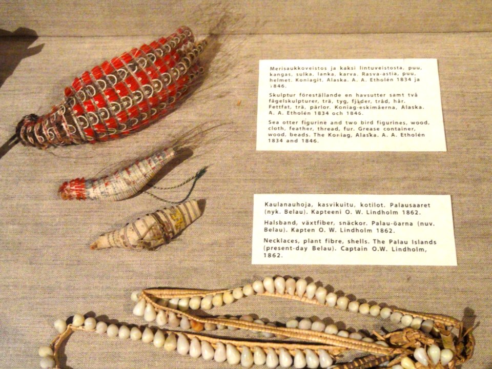 Artifacts from Alaska and Palau - Museum of Cultures (Helsinki) - DSC04977