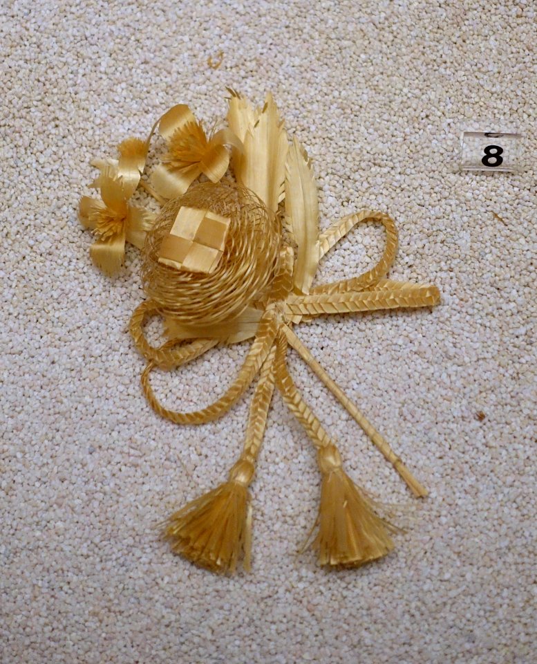 Artificial flowers, Tahiti, 1905 - Ethnological Museum, Berlin - DSC01284