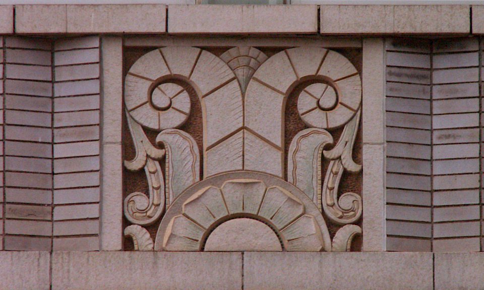 Art Deco Detail, 219 Forbes Avenue, Pittsburgh, 2020-02-06, 01
