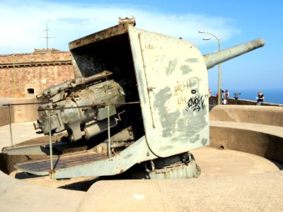 Artillery at the fortress on top of Montjuic, Barcelona pic1