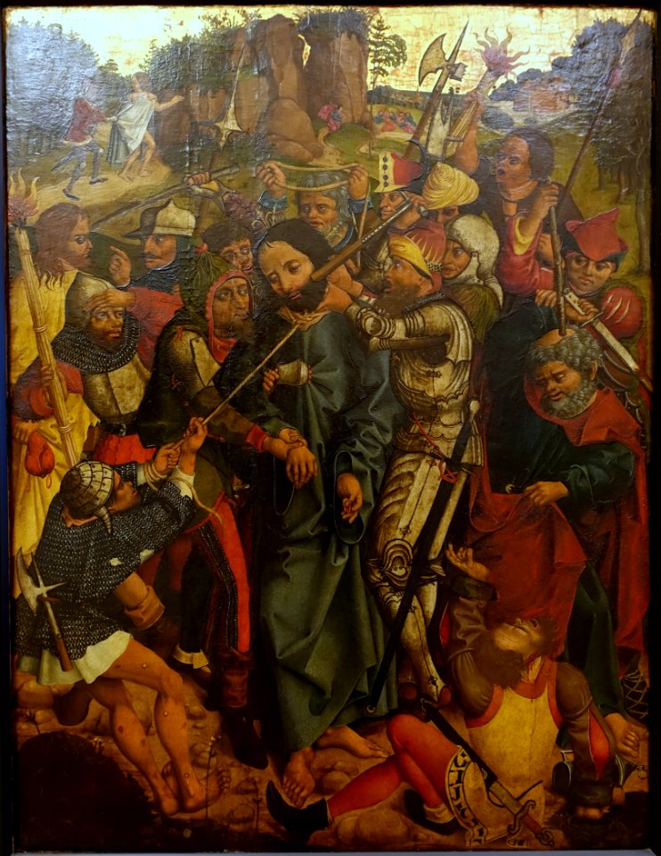 Arrest of Jesus, Bamberg master, c. 1485 - Mainfränkisches Museum - Würzburg, Germany - DSC05167