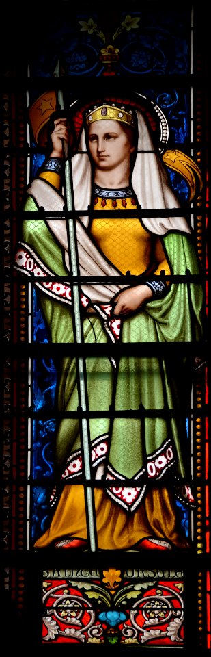 Ars-sur-Formans Basilique Vitrail 21102015 04 Sainte Ursule