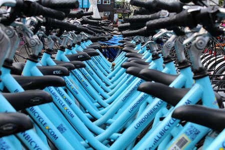 Cycle bike blue photo