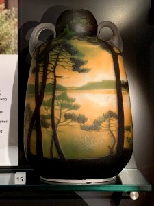 Art Nouveau vase by Muller Frères, Lunéville, France, 1905-1910 at the National Museum of Scotland