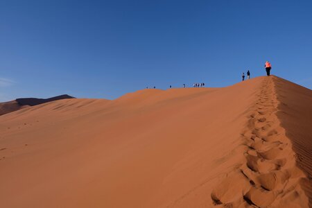 Sand human hiking