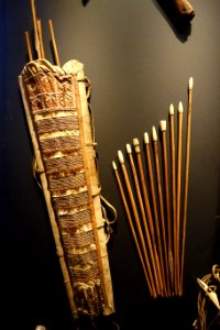 Arrows and quiver, Chukchi people - Etnografiska museet - Stockholm, Sweden - DSC00829