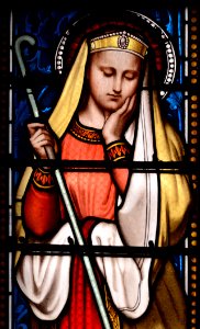 Ars-sur-Formans Basilique Vitrail 21102015 06 Sainte Reine