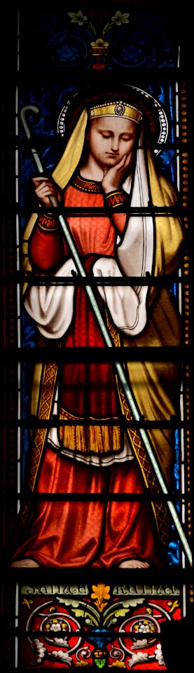 Ars-sur-Formans Basilique Vitrail 21102015 05 Sainte Reine
