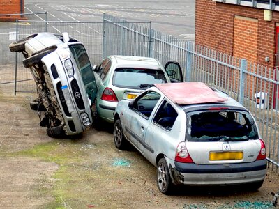 Crash insurance car wreck photo