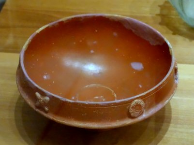 Arretine bowl, Corchiano, Italy, c. 1st century AD, terracotta - Spurlock Museum, UIUC - DSC05839