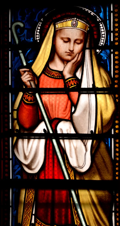 Ars-sur-Formans Basilique Vitrail 21102015 02 Sainte Reine