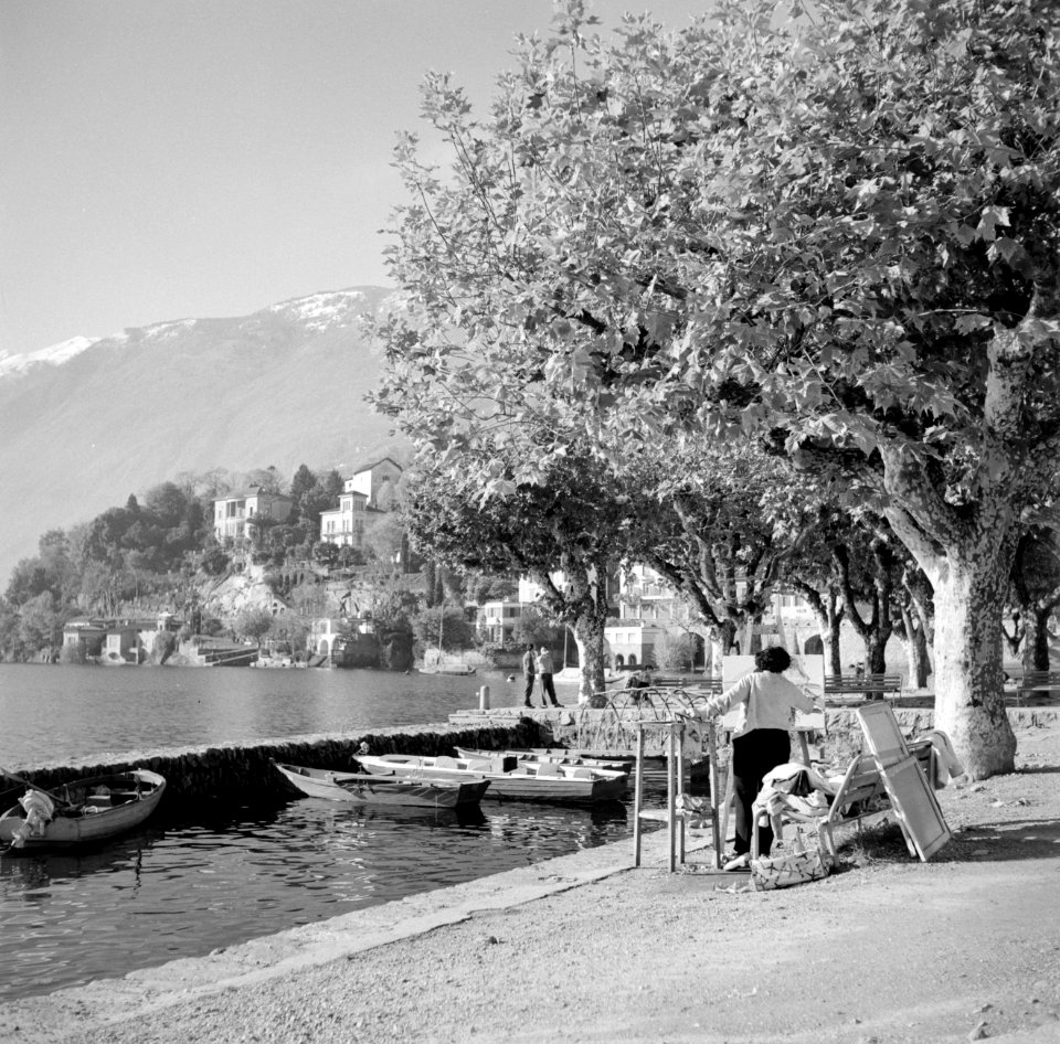 Ascona Schilderes aan de waterkant, Bestanddeelnr 254-4831