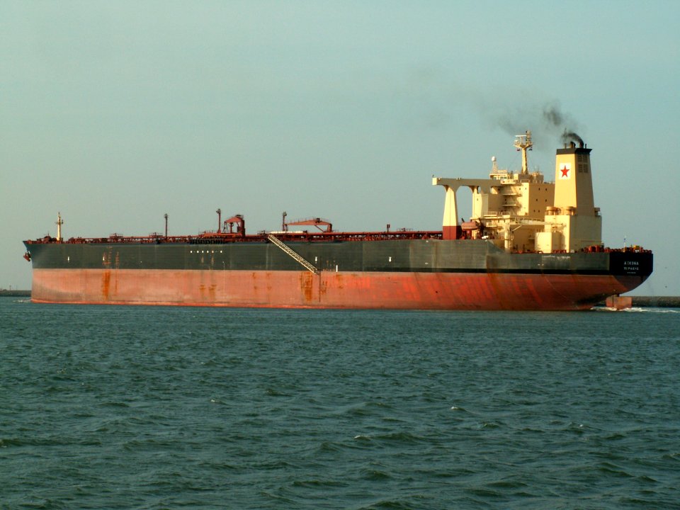 Ascona p5 leaving Port of Rotterdam, Holland 24-Feb-2006