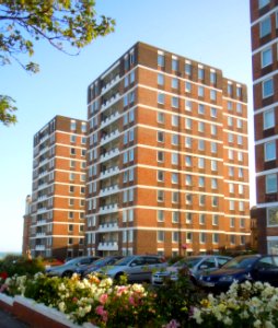 Ashley Court (North and South Blocks), Grand Avenue, Hove (June 2017)
