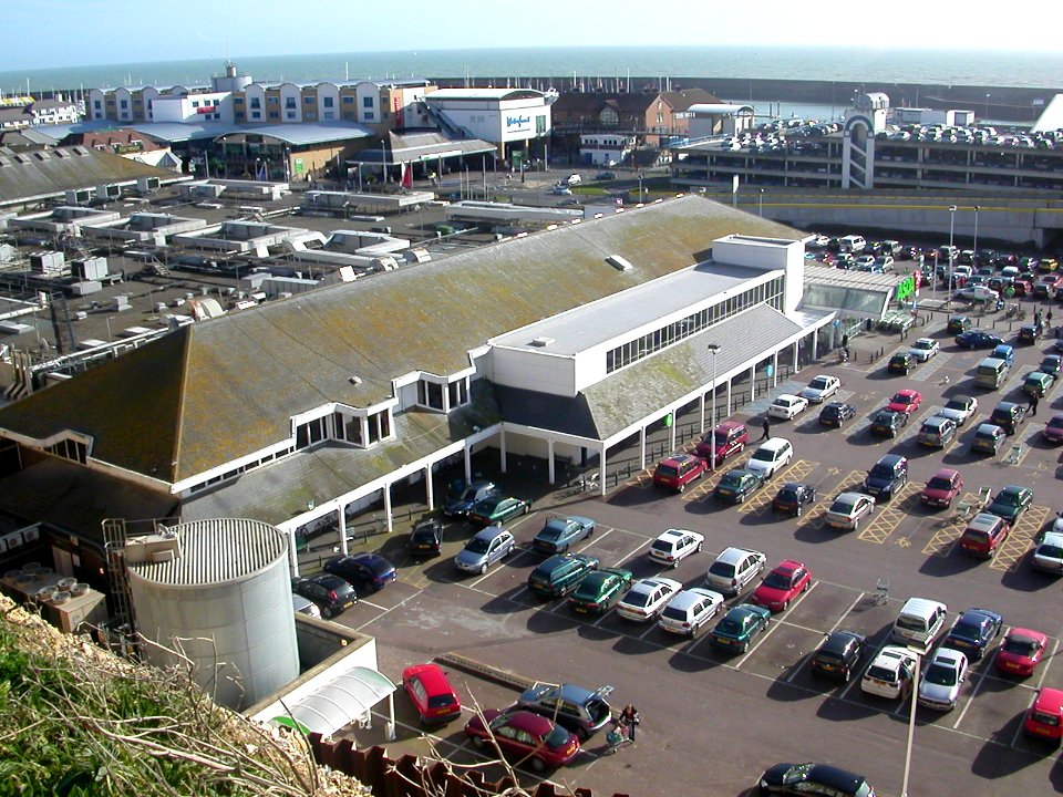 ASDA Superstore at Brighton Marina seen from Marine Drive, Brighton (March 2007)