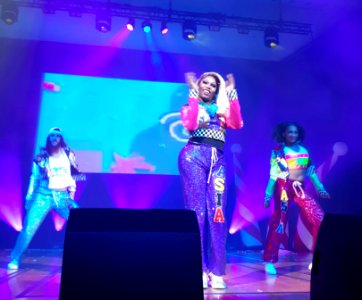 Asia O'Hara at Christmas Queens 2018