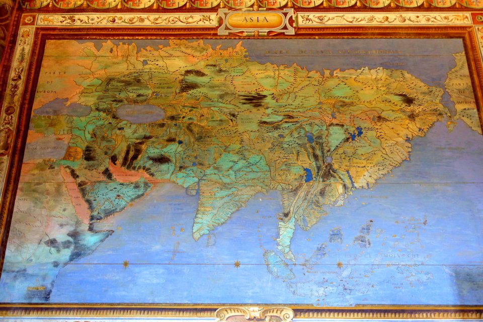 Asia - Room of Maps - Villa Farnese - Caprarola, Italy - DSC02403
