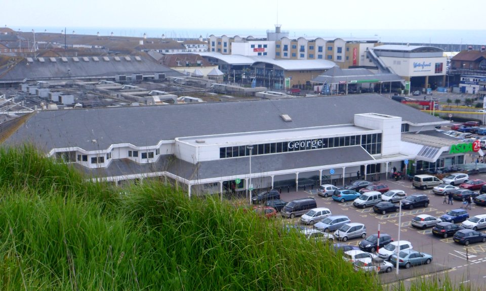 ASDA Superstore at Brighton Marina seen from Marine Drive, Brighton (May 2013) (2)