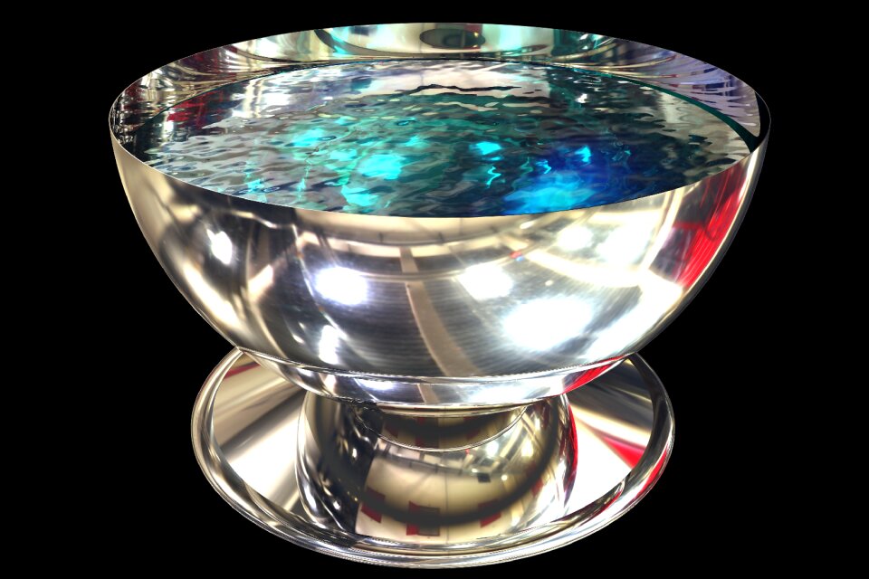 Silver metallic silverware