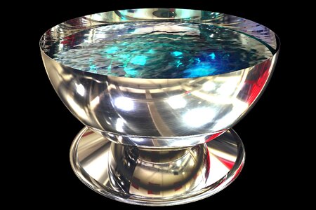 Silver metallic silverware