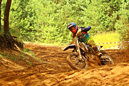 Race racing sand