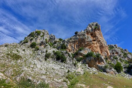 Scenic rocky panorama photo