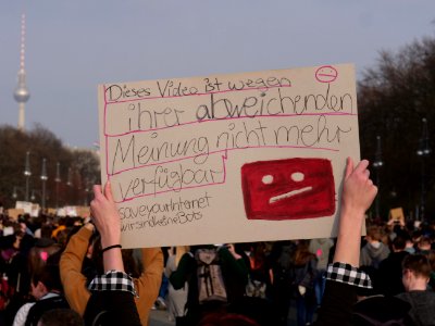 Article13 demonstration Berlin 96
