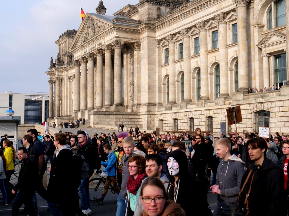 Article13 demonstration Berlin 87