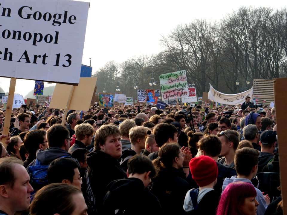 Article13 demonstration Berlin 109