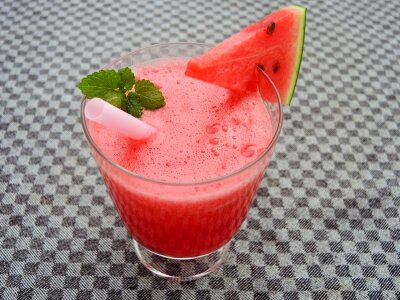 Breakfast smoothie melon