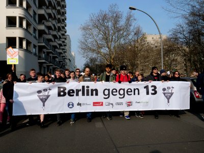 Article13 demonstration Berlin 26