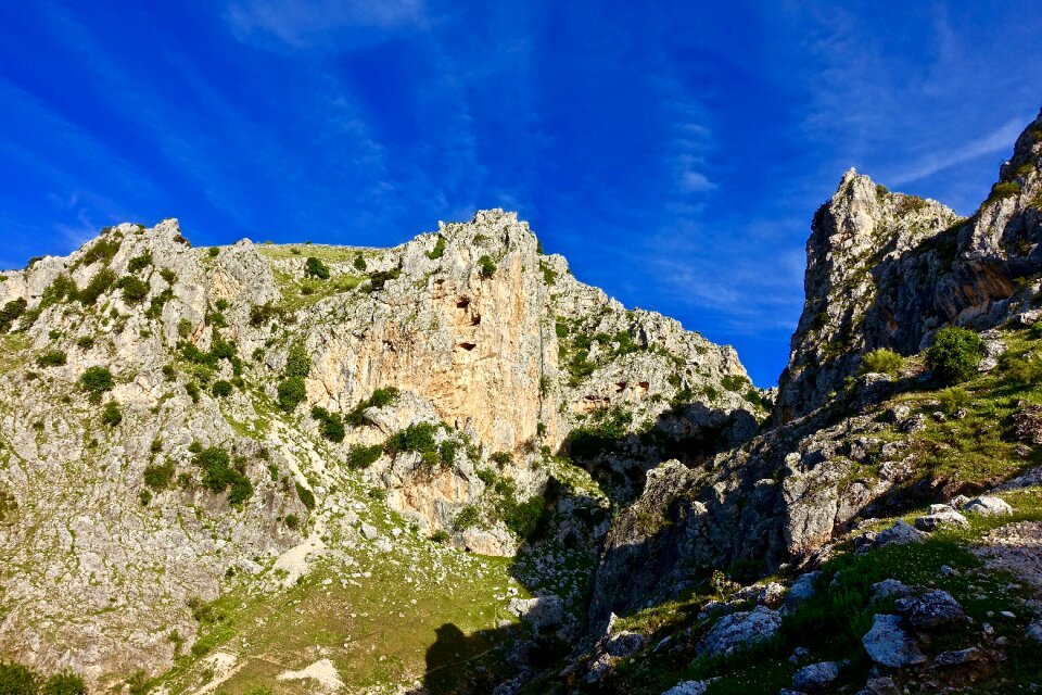 Scenic rocky panorama photo