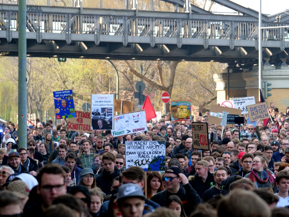 Article13 demonstration Berlin 38