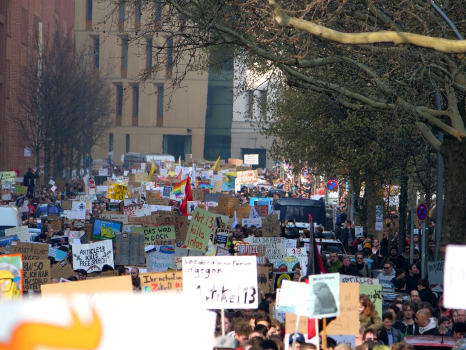 Article13 demonstration Berlin 29