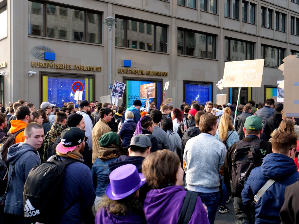 Article13 demonstration Berlin 83