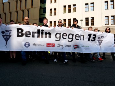 Article13 demonstration Berlin 14