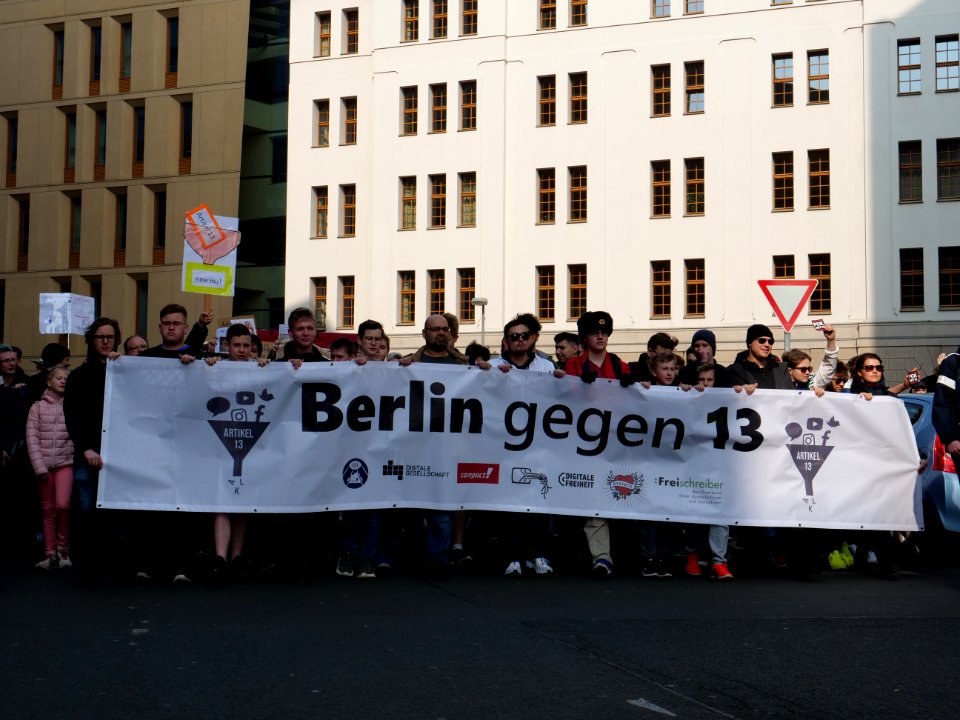 Article13 demonstration Berlin 17