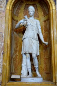 Artemis, Roman, 2nd century AD, from a Hellenistic original c. 200 BC, marble - Galleria Borghese - Rome, Italy - DSC04727