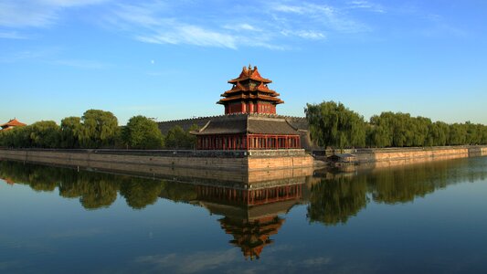 Moat the scenery building