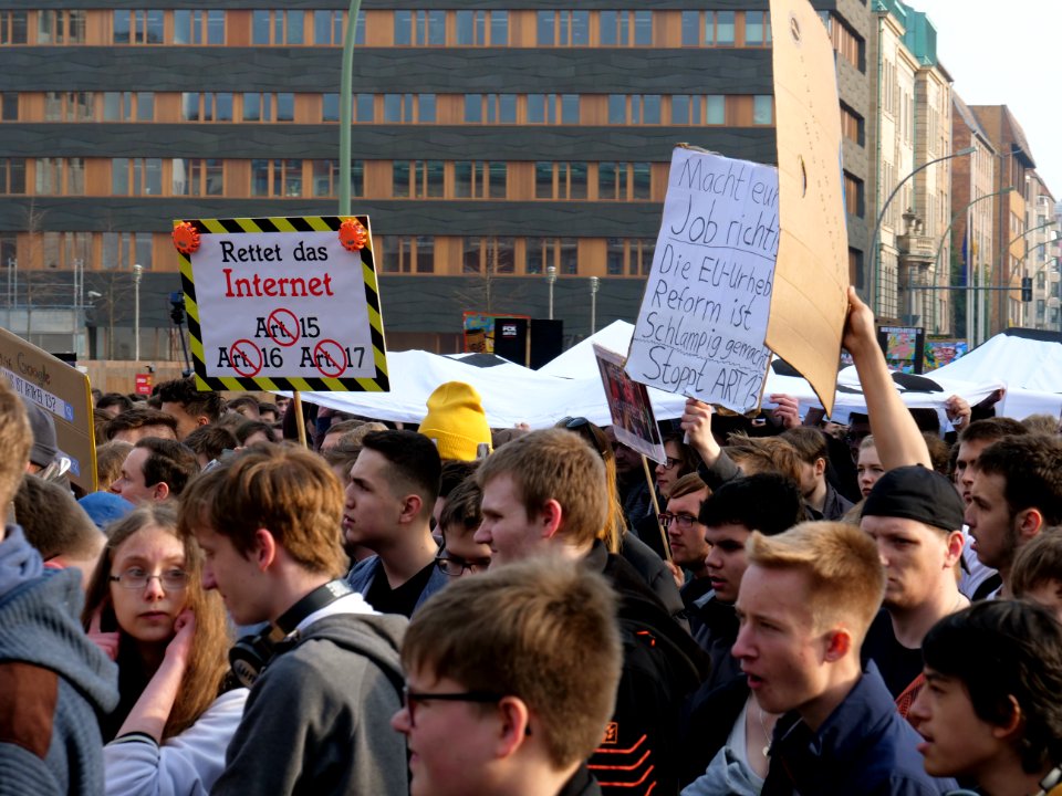 Article13 demonstration Berlin 69