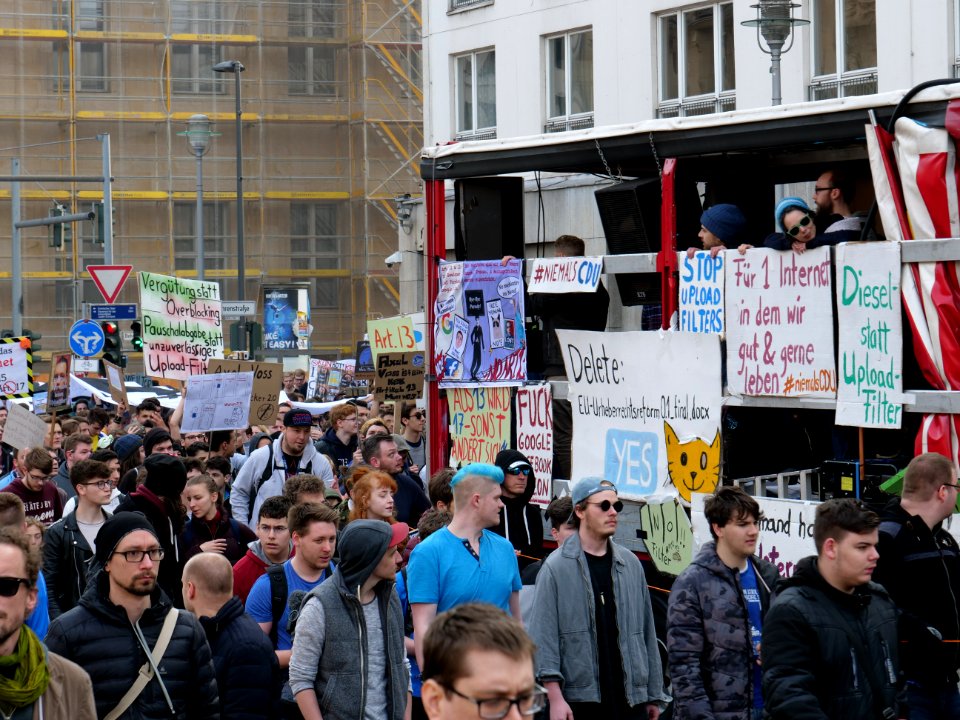 Article13 demonstration Berlin 70